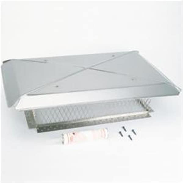 Integra Miltex Gelco 13250 17 Inch x 58 Inch Model E Gelco Stainless Steel Multi-flue Chimney Top 8 Inch High 3/4 Inch Mesh 13250 - main